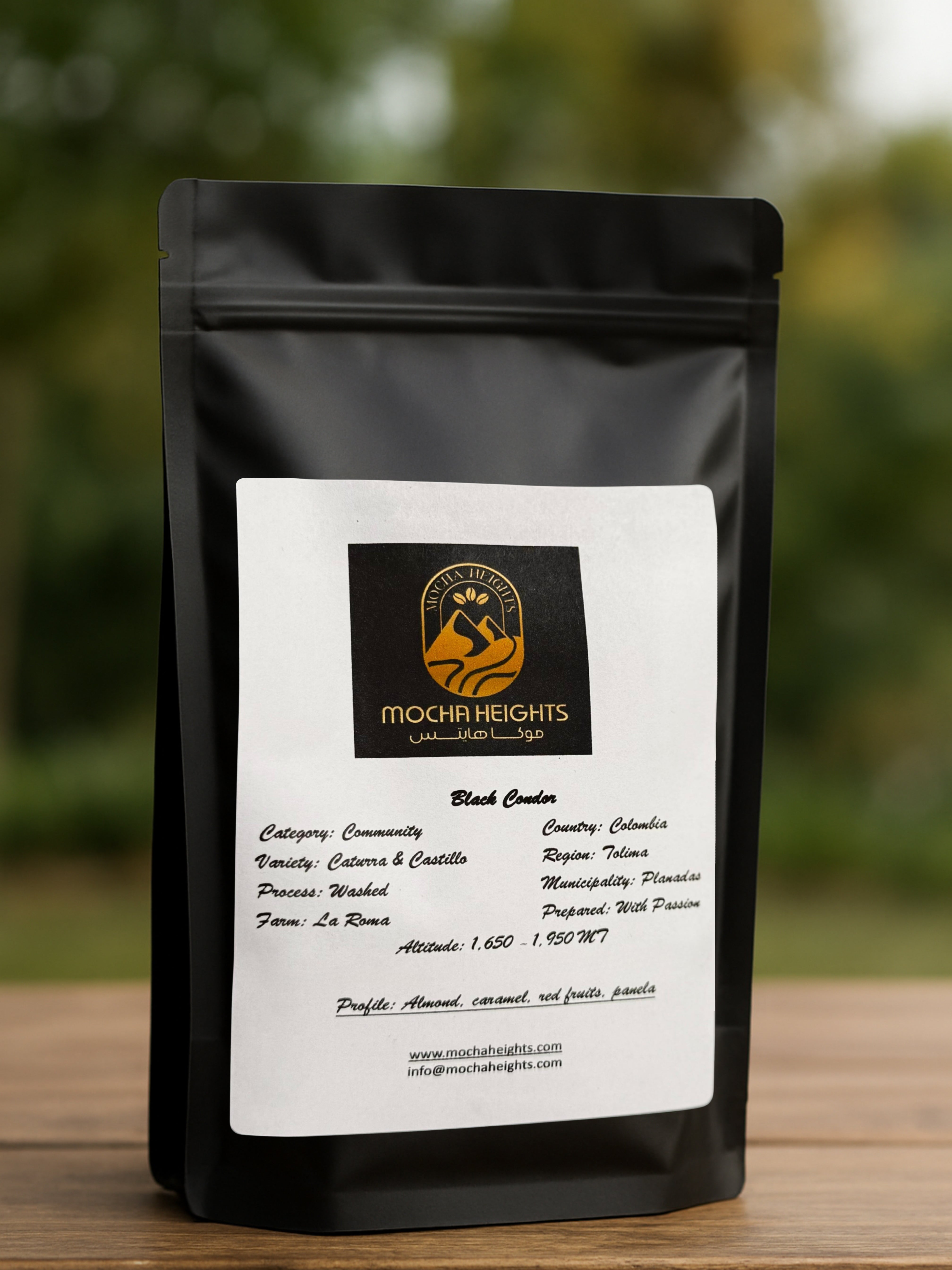 Colombian Black Condor – Mocha Heights